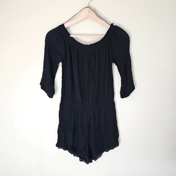 Aerie Romper - Navy - Sz S - Picture 1 of 10